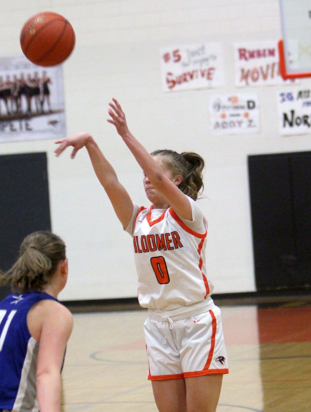 Cameron at Bloomer girls basketball 1-16-23